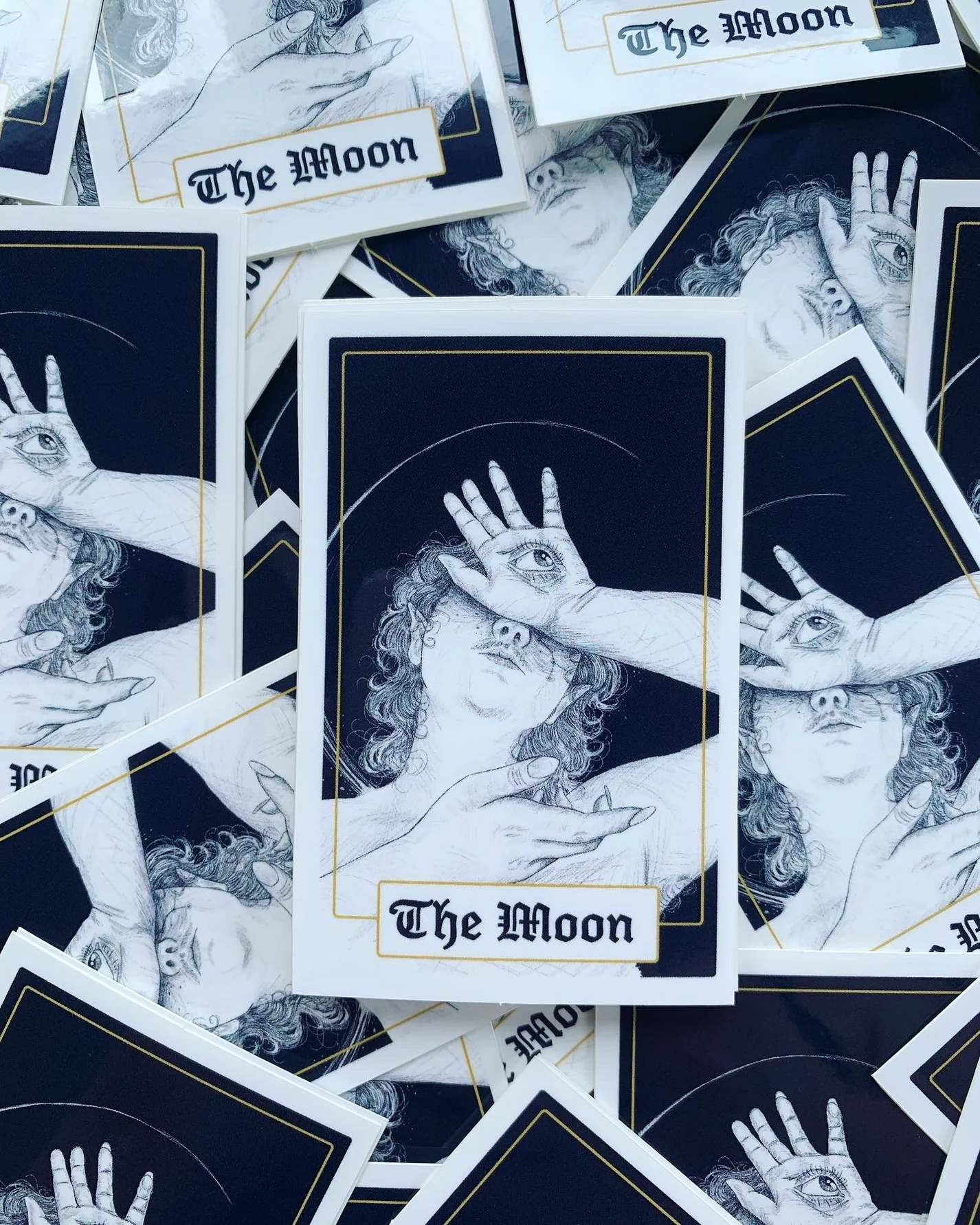 The Moon Tarot Sticker