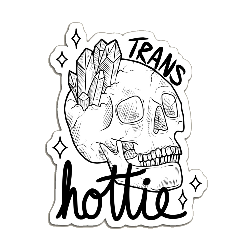 Trans Hottie Sticker