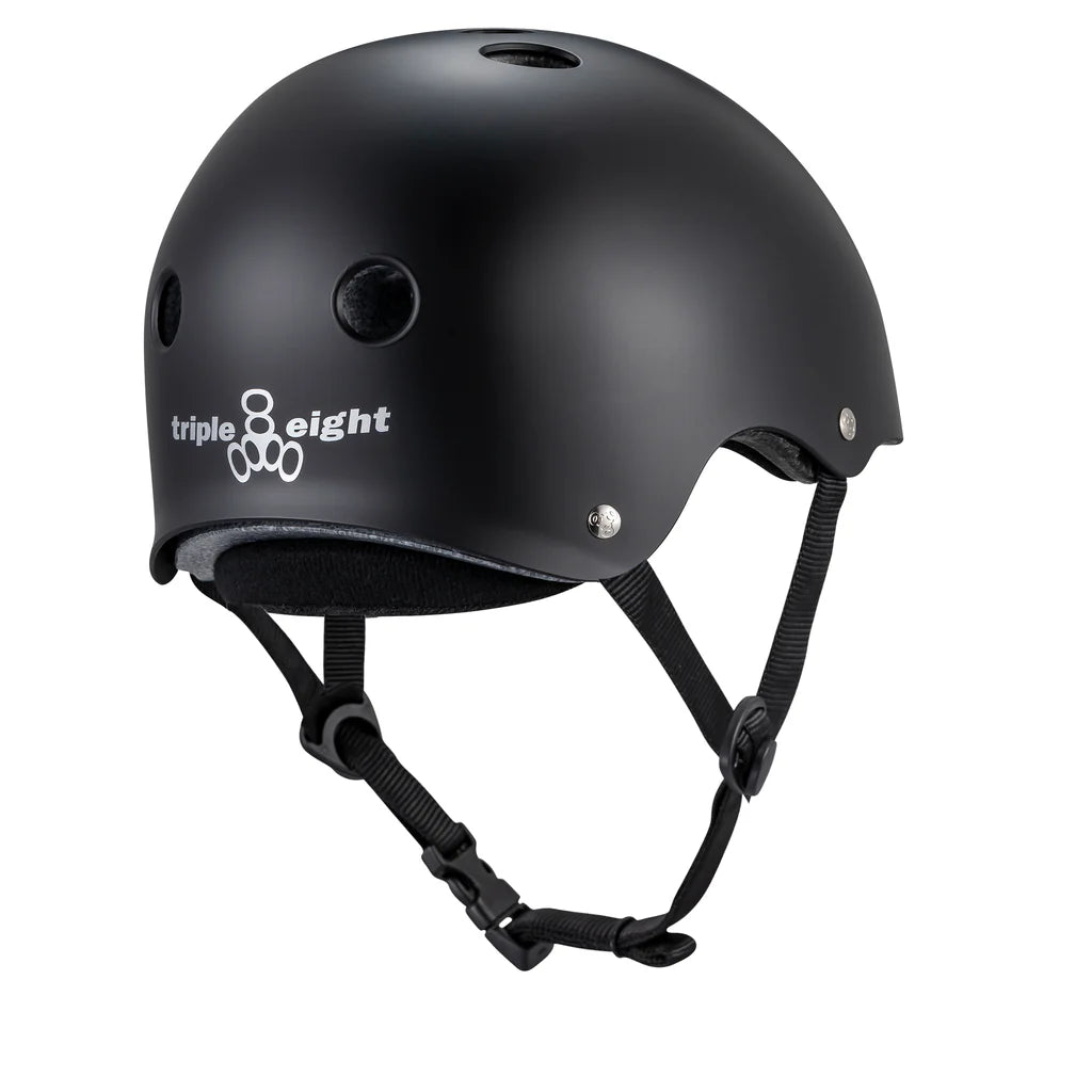 Triple 8 Deep Cover Helmet - Matte Black