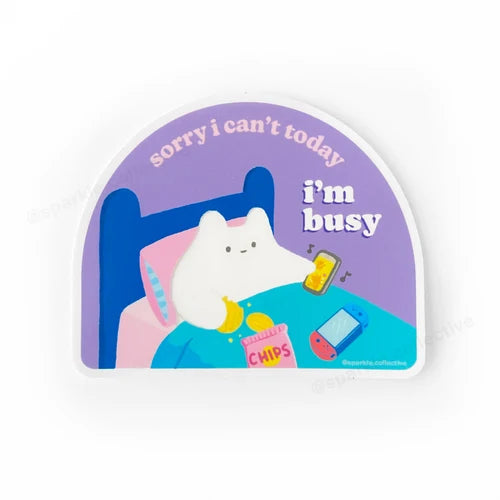 "I'm Busy" Sticker