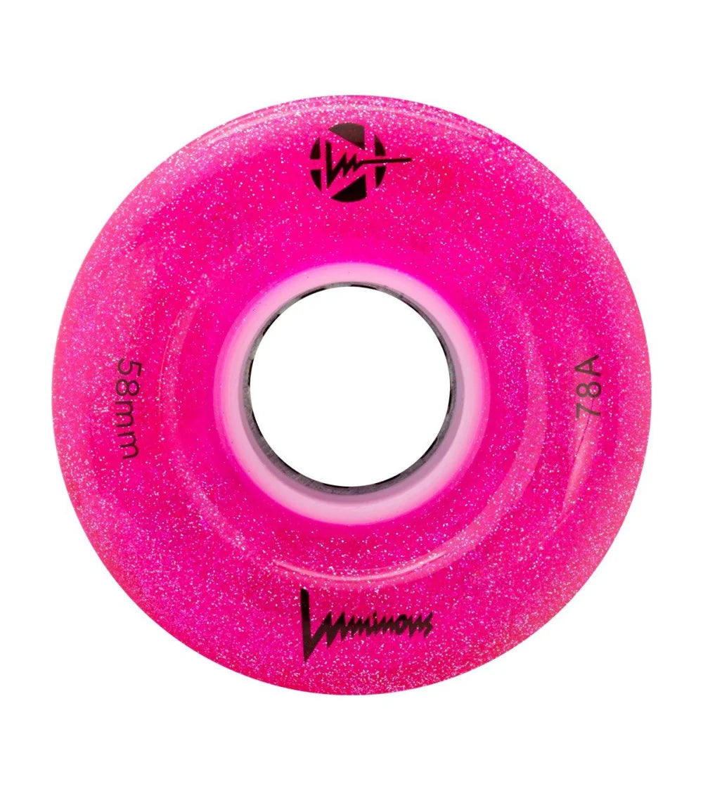 Luminous LED Wheels - 58mm (4pk)