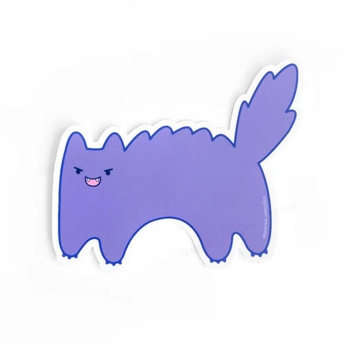 Scaredy Cat Sticker