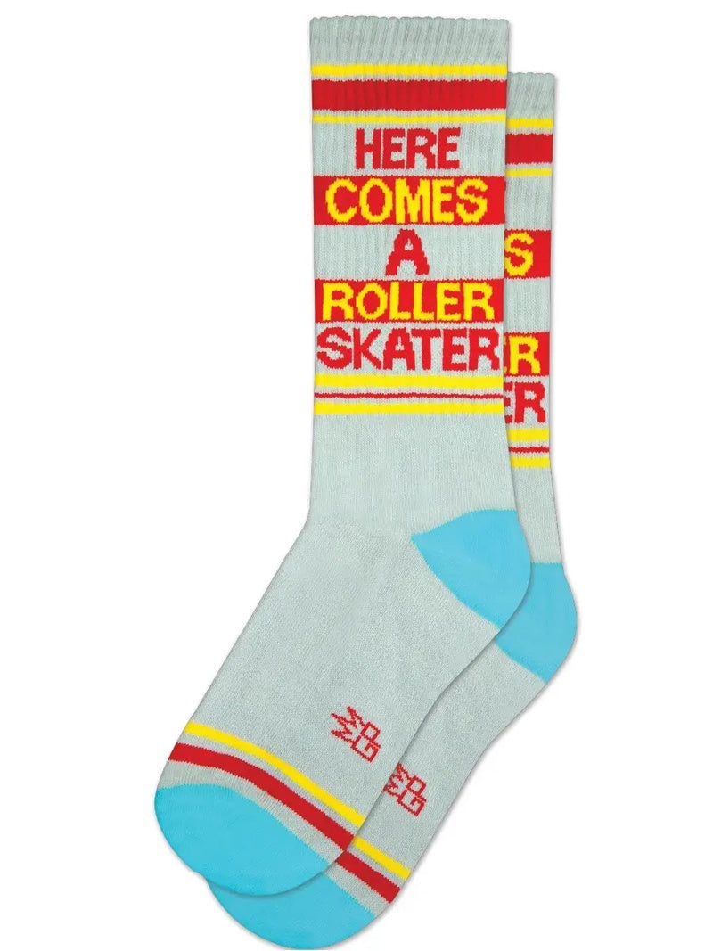 Here Comes a Roller Skater Socks