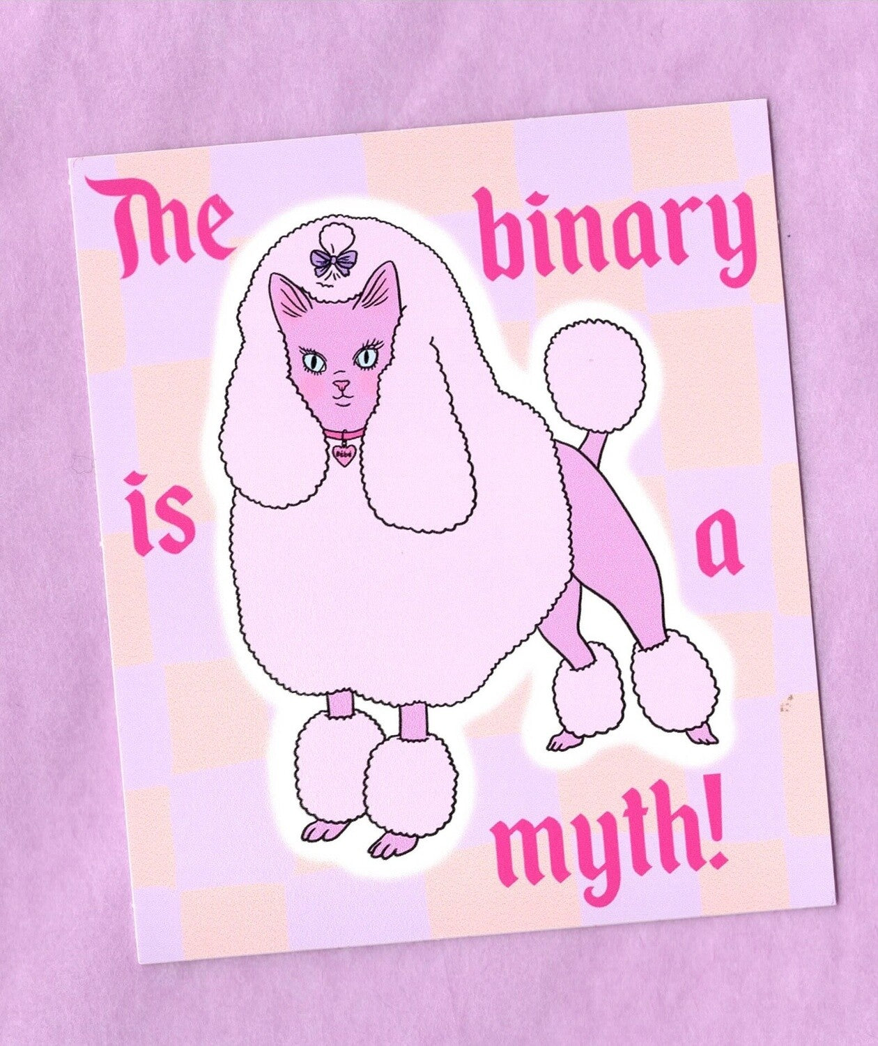 "The Binary Is A Myth"  Sticker