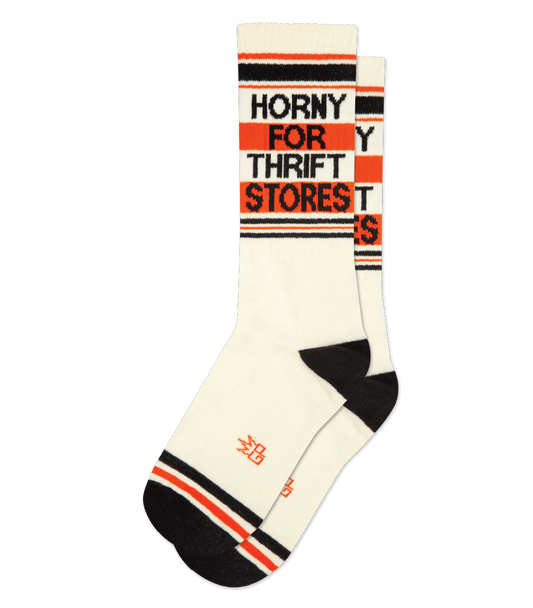 Horny For Thrift Stores Socks