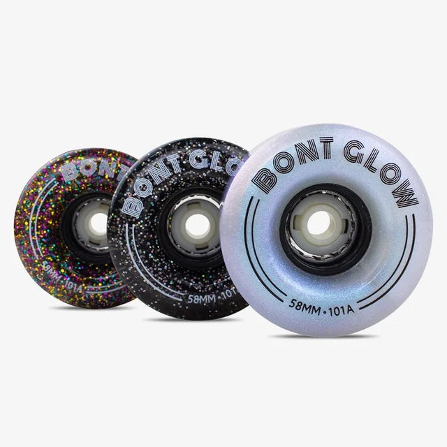 BONT Glow Light Up Wheels - 58mm (4 pk)