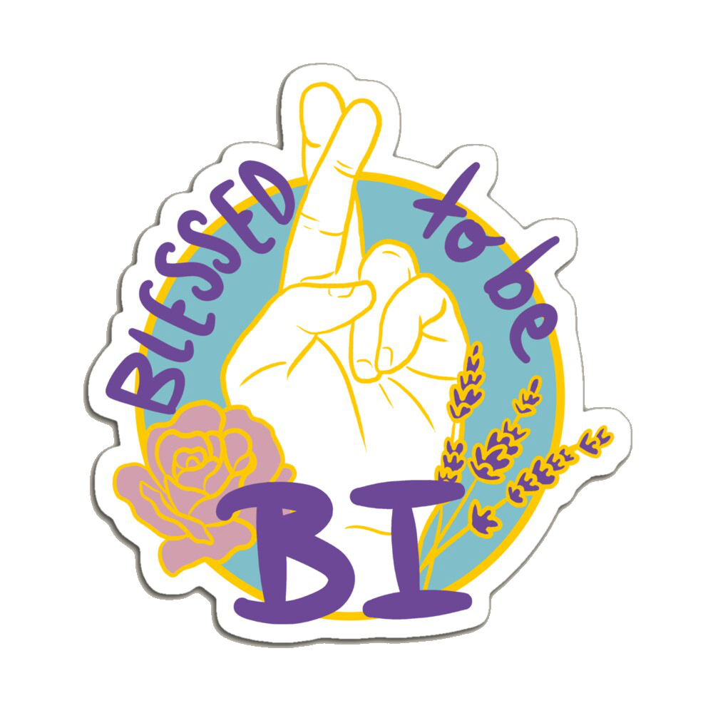 Blessed to Be Bi Sticker