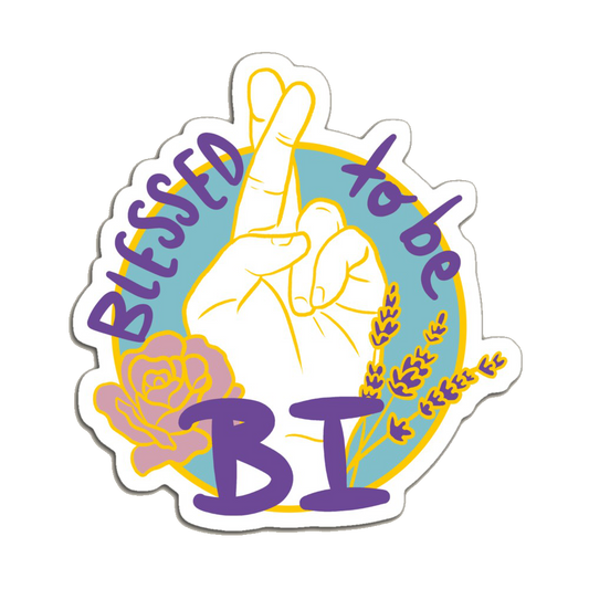 Blessed to Be Bi Sticker