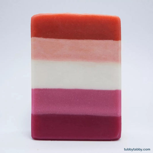 Lesbian Pride Flag Soap