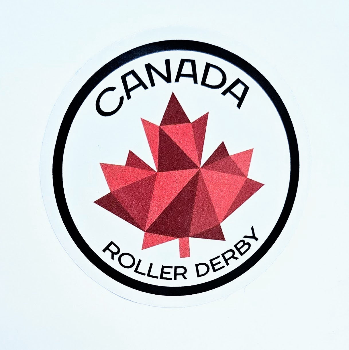 Canada Roller Derby - Circle Sticker