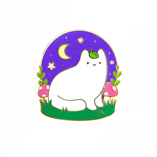 Magical Woodland Cat Enamel Pin