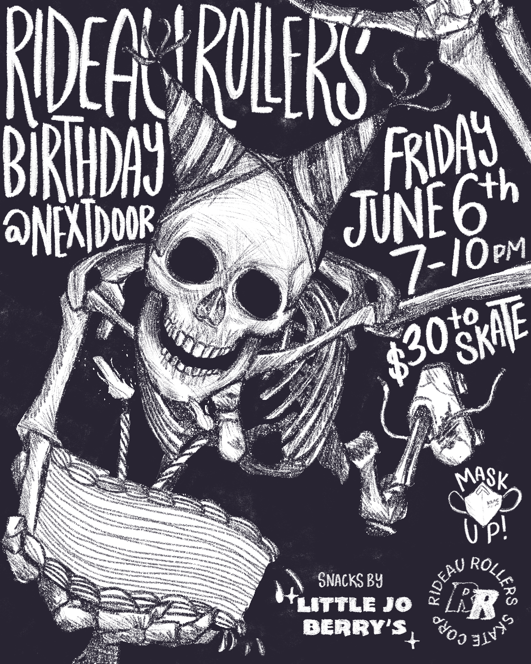 June 6 Birthday Roller Disco